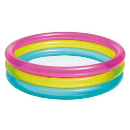 Piscina gonflabila copii Intex Rainbow baby pool 57 litri 86 x 25 cm