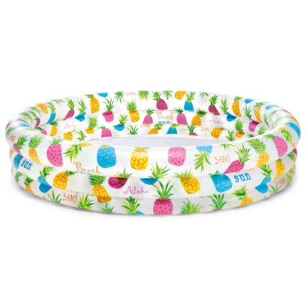 Piscina gonflabila copii Intex pineapple splash multicolor 132 x 28 cm