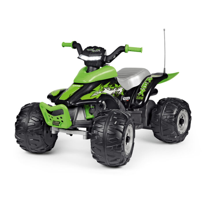 ATV Peg Perego Corral T-Rex 330W 12V Verde Negru