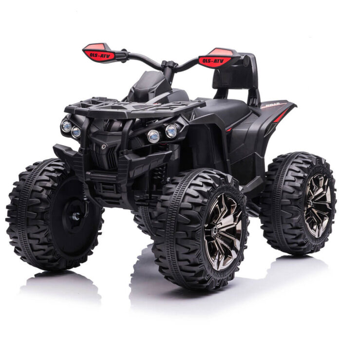 ATV electric 4 x 4 QLS-3288 pentru copii negru