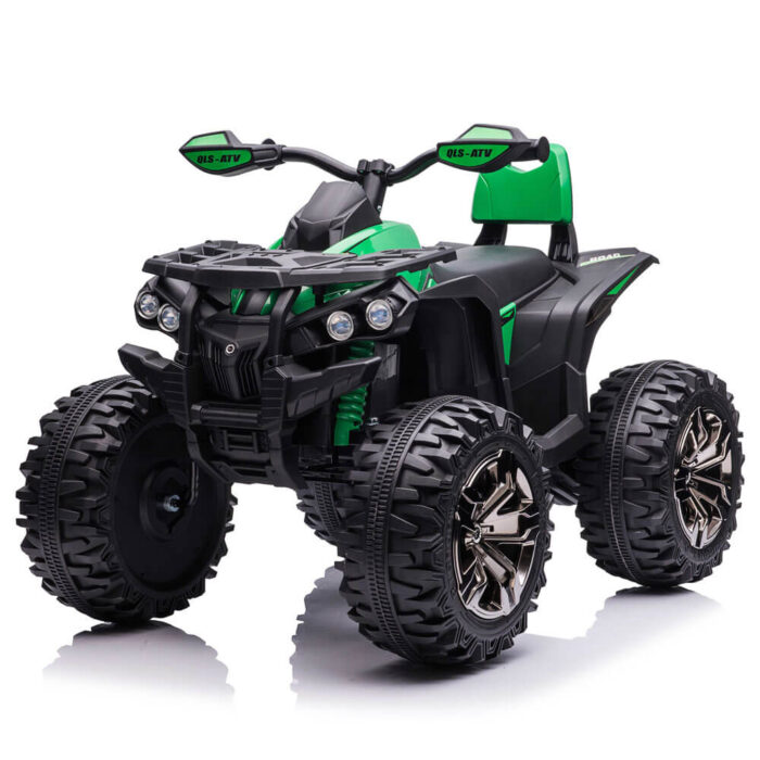 ATV electric 4 x 4 QLS-3288 pentru copii verde