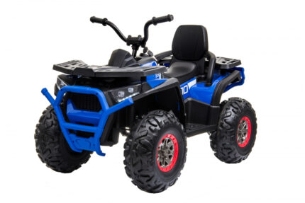 Atv electric Nichiduta Desert cu roti din cauciuc EVA scaun piele si pornire la cheie 12V Blue