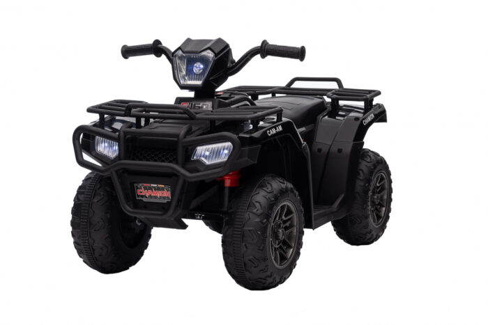 Atv electric12V cu scaun din piele Nichiduta Super Me Black