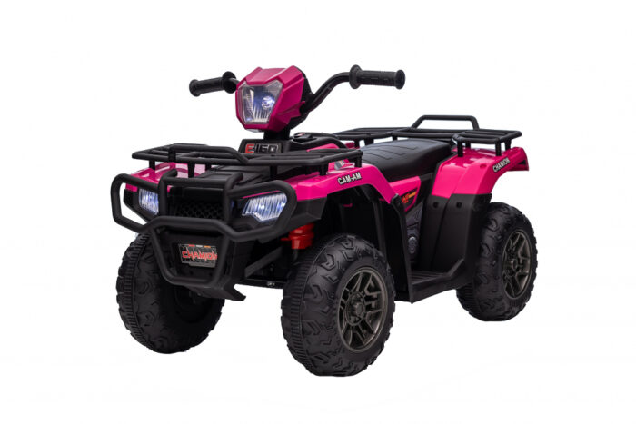 Atv electric12V cu scaun din piele Nichiduta Super Me Pink