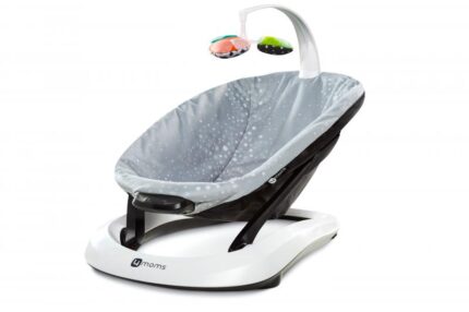 Balansoar electric 4moms BounceRoo Silver Plush