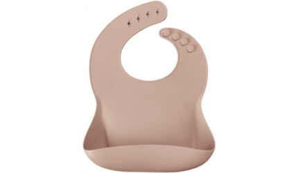 Baveta Basic Bib Minikoioi 100 premium silicone bubble beige