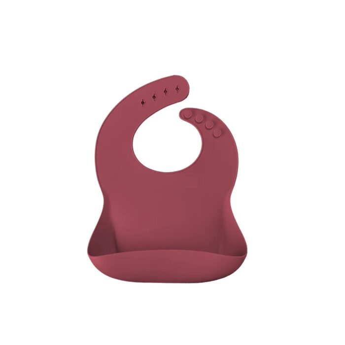 Baveta Basic Bib Minikoioi 100 premium silicone velvet rose