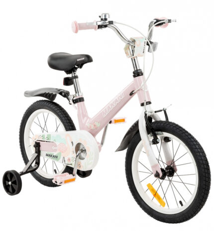 Bicicleta 16 inch Makani cu roti ajutatoare si cadru din magneziu Ostria Pink