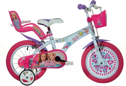 Bicicleta Dino Bikes pentru fetite Barbie 16 inch