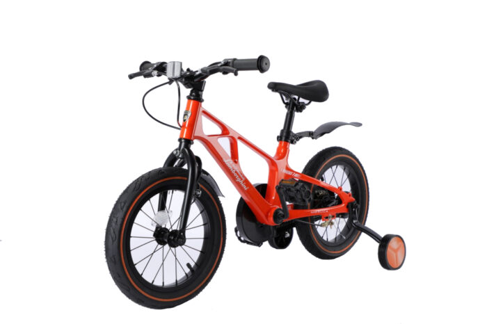 Bicicleta Lamborghini 14 inch cadru magneziu portocalie