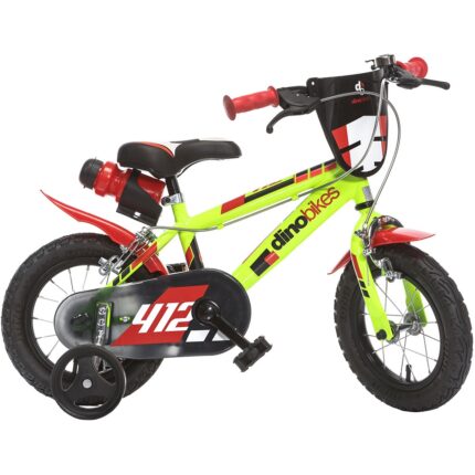 Bicicleta copii Dino Bikes 12 inch 412 galben