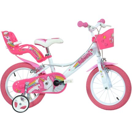 Bicicleta copii Dino Bikes 14 inch Unicorn