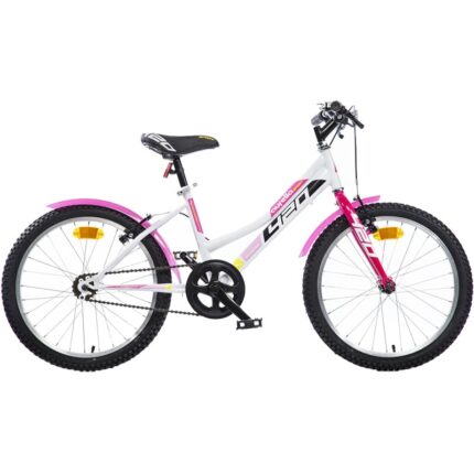 Bicicleta copii Dino Bikes 20 inch MTB fete sport alb