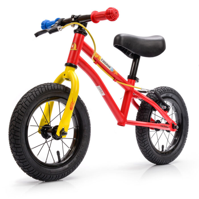 Bicicleta de echilibru fara pedale Meteor Fireman 12 inch