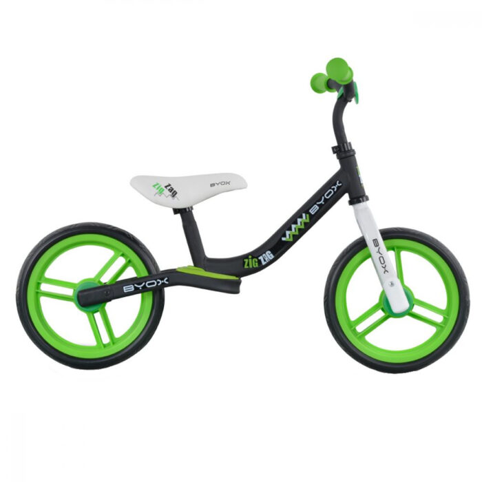 Bicicleta fara pedale 12 inch Byox Zig-Zag Green