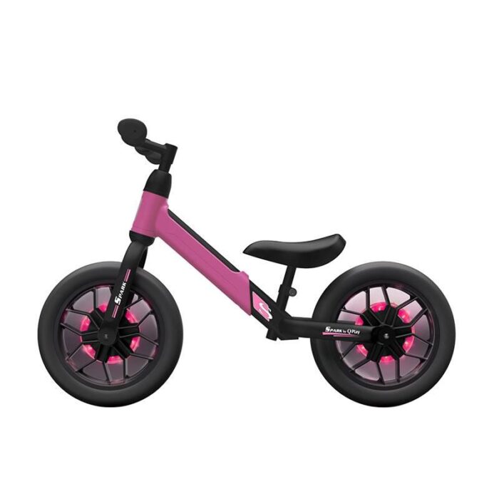 Bicicleta fara pedale Balance bike QPlay Spark Roz