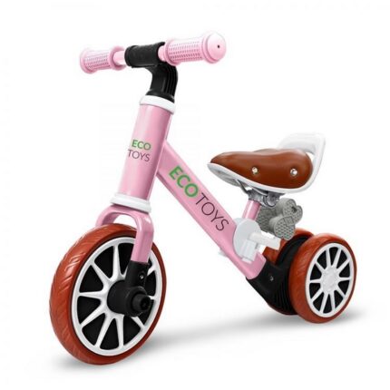 Bicicleta fara pedale Ecotoys LC-V1307 roz