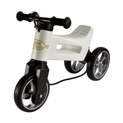 Bicicleta fara pedale Funny Wheels Rider SuperSport 2 in 1 Jawa White