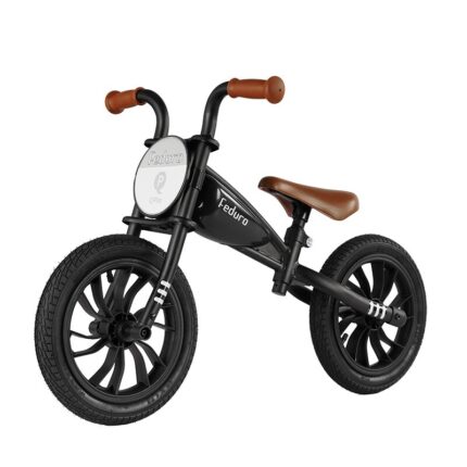 Bicicleta fara pedale QPlay Feduro Balance bike negru