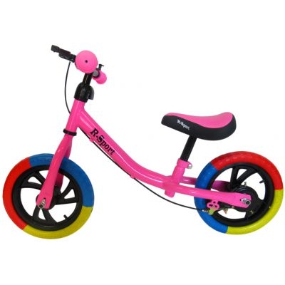 Bicicleta fara pedale R6 roz R-Sport