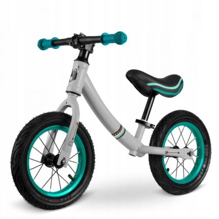 Bicicleta fara pedale Ricokids 760100 turcoaz - gri