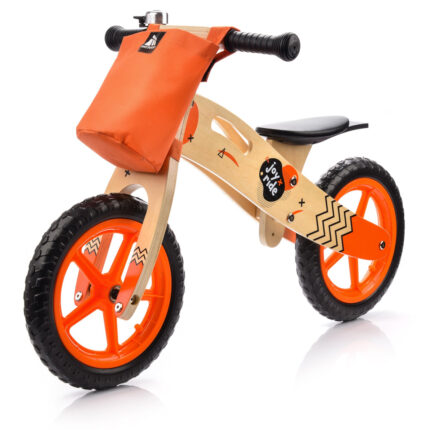 Bicicleta fara pedale din lemn Joy Ride Balance Orange