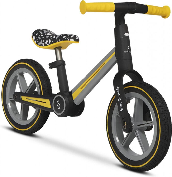 Bicicleta fara pedale pliabila Ronny Yellow Skiddou