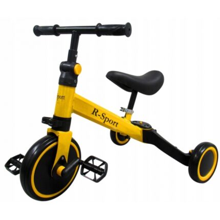 Bicicleta multifunctionala R-Sport 4 in 1 cu pedale detasabile P8 galben