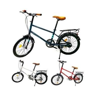 Bicicleta pentru copii cu portbagaj cadru metalic 20 inch