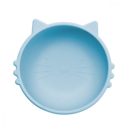 Bol din silicon AppeKids Kitty I Aqua Blue