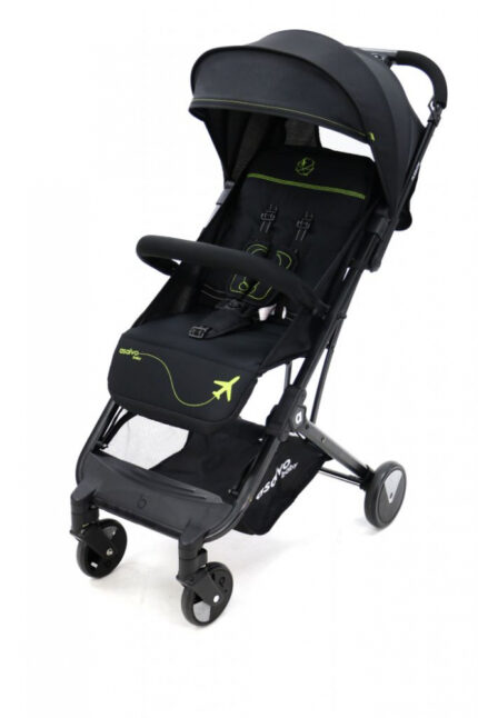 Carucior Asalvo sport modul Troller transport pe avion negru-verde