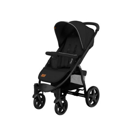 Carucior sport Annet plus de la nastere cu accesorii 0- 22 kg negru Lionelo