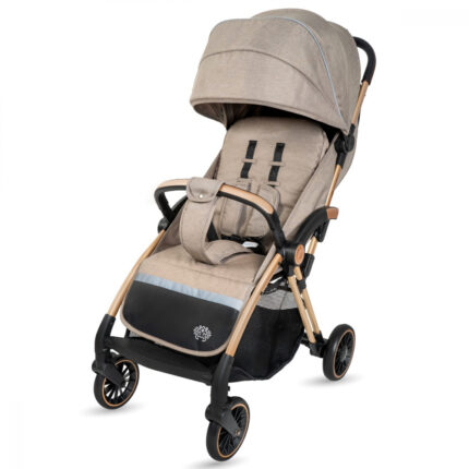 Carucior sport AppeKids Upp ultracompact cu pliere automata Bubble Beige