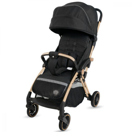 Carucior sport AppeKids Upp ultracompact cu pliere automata Jet Black