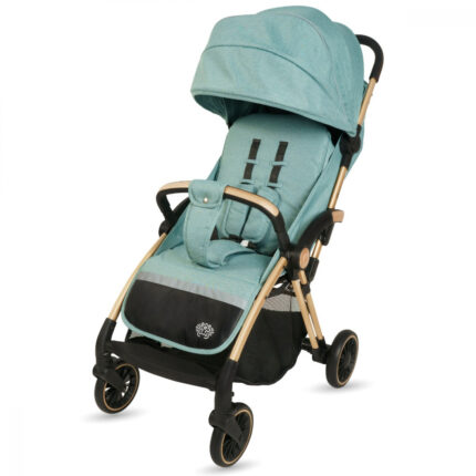 Carucior sport AppeKids Upp ultracompact cu pliere automata River Green