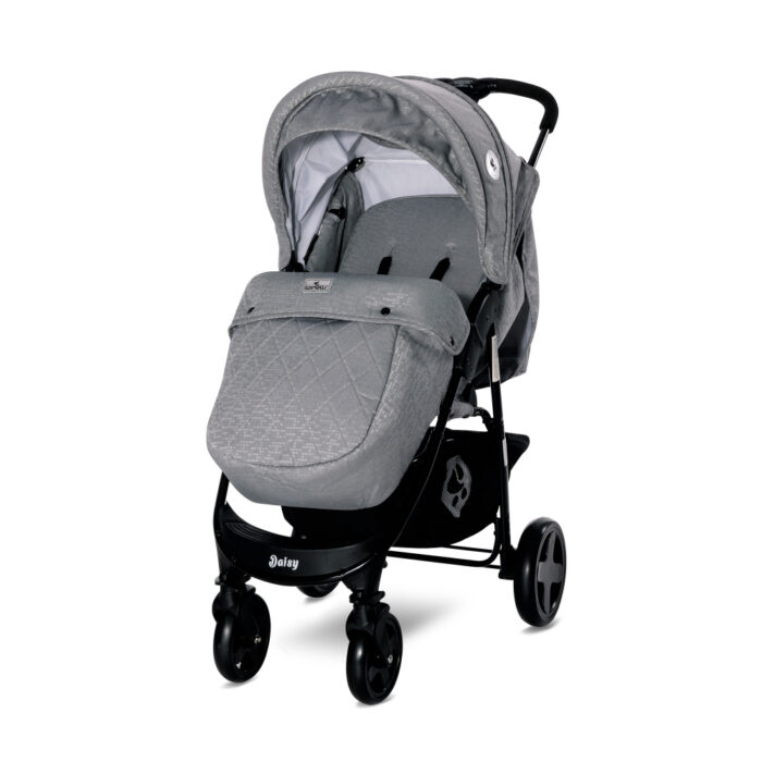 Carucior sport Daisy Basic cu husa de picioare Grey