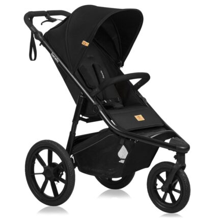 Carucior sport Lionelo Azura cu 3 roti 6-48 luni negru