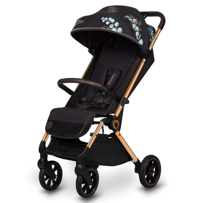 Carucior sport Lionelo Cloe Golden Moments editie limitata cu accesorii 6 luni+ Negru