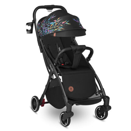 Carucior sport Lionelo Julie One Editie limitata Dreamin 0-22 kg pliere compacta pentru avion negru