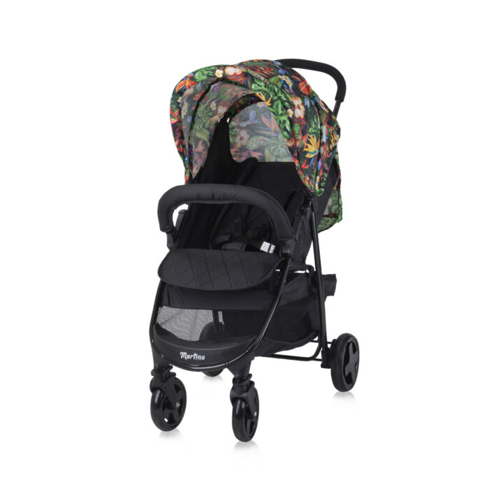 Carucior sport Martina cu husa de picioare Tropical Flowers