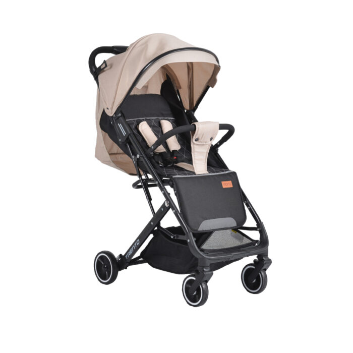 Carucior sport Moni cu pliere compacta si maner troller Trento Beige