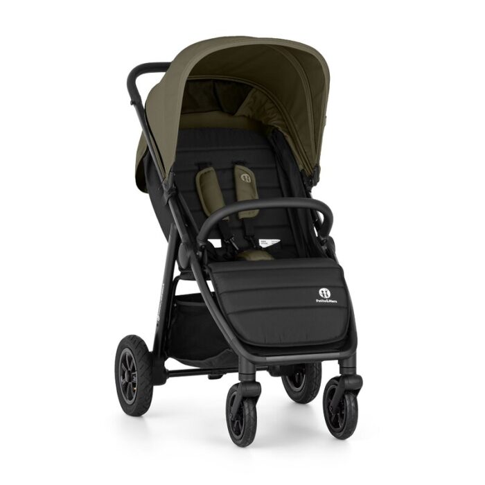 Carucior sport PetiteMars Airwalk pliabil 6 luni+ verde inchis