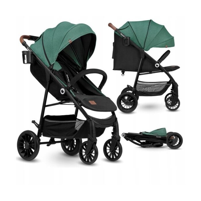 Carucior sport Zoey Cadru din aluminiu verde Lionelo