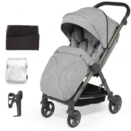 Carucior sport pliabil Skiddou Mell Normandic dream ultracompact pentru calatorii Gri deschis