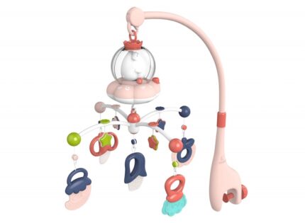 Carusel muzical multifunctional KikkaBoo All in one Pink