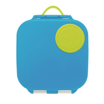 Caserola compartimentata Mini Lunchbox b.box albastru cu verde