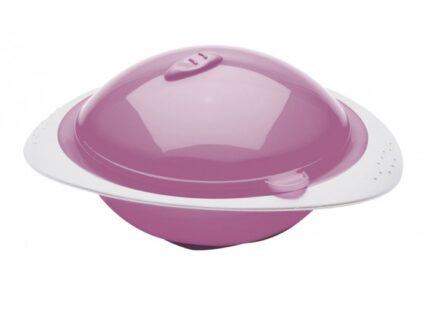 Castron cu capac pentru microunde Orchid pink