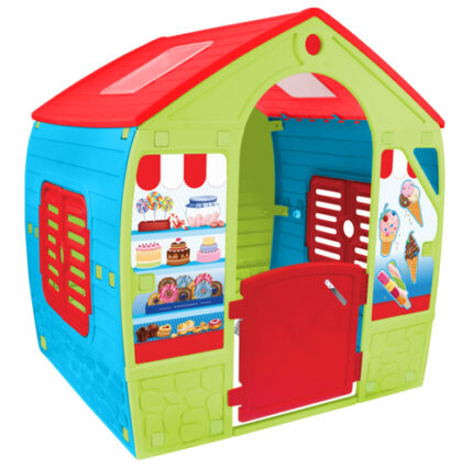 Casuta de joaca de exterior pentru copii MochToys Candy Shop