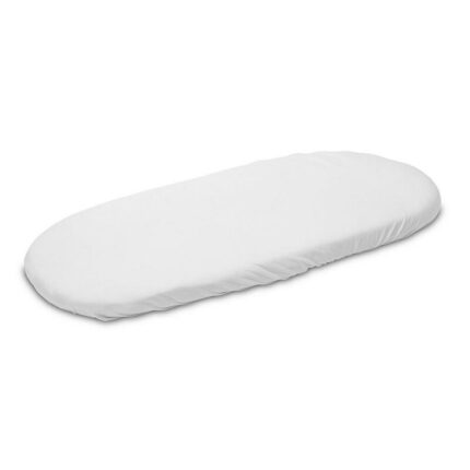 Cearceaf cu elastic New Baby pentru landou 35 x 75 cm White