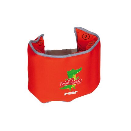 Centura de inot Reer din neopren pentru copii ajustabila 2-6 ani rosie MySwimBuddy Swim Belt